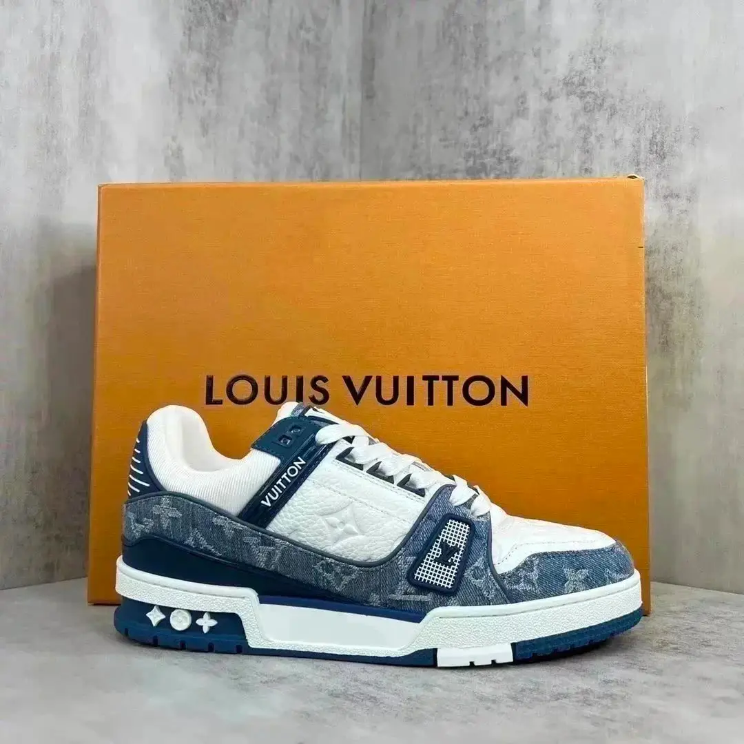 Louis vuitton sneakers LV Trainer Shoes (40 style) 7